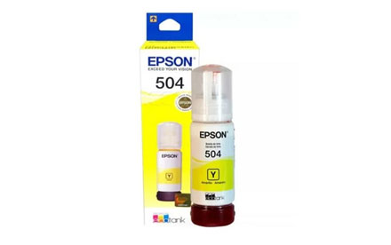 BOTELLAS DE TINTA EPSON T504 70ML - AMARILLO