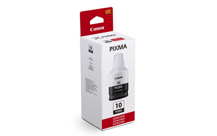 Tinta Canon GI-10 PGBK, negro, botella