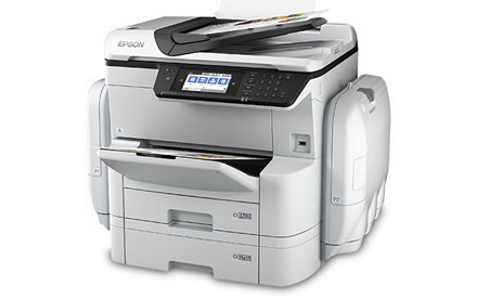 Epson - Impresora Multifuncional a Color en Red WorkForce Pro WF-C869R